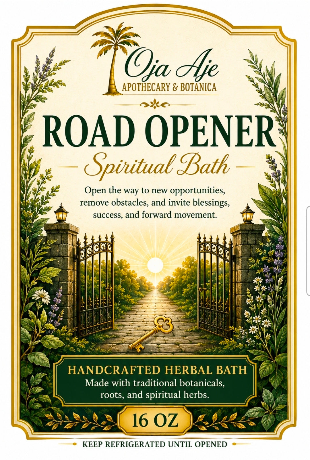 Fresh-Brewed Spiritual Baths, 16 or 32 oz.