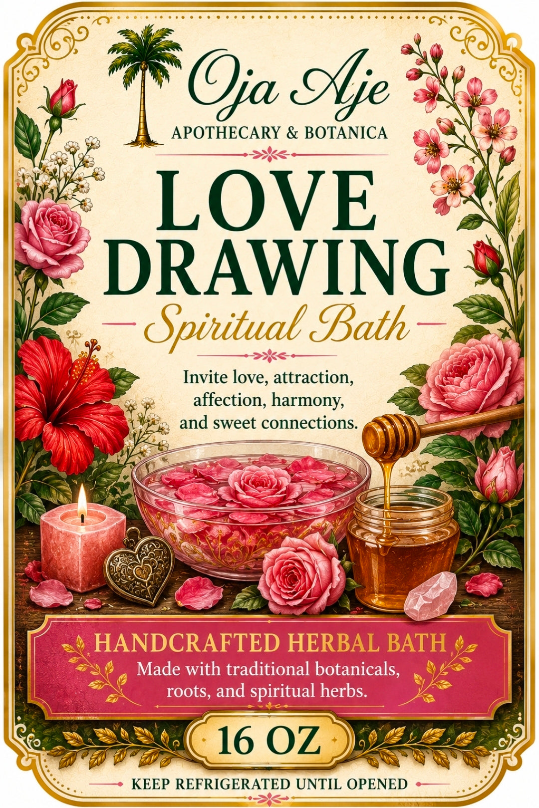 Fresh-Brewed Spiritual Baths, 16 or 32 oz.