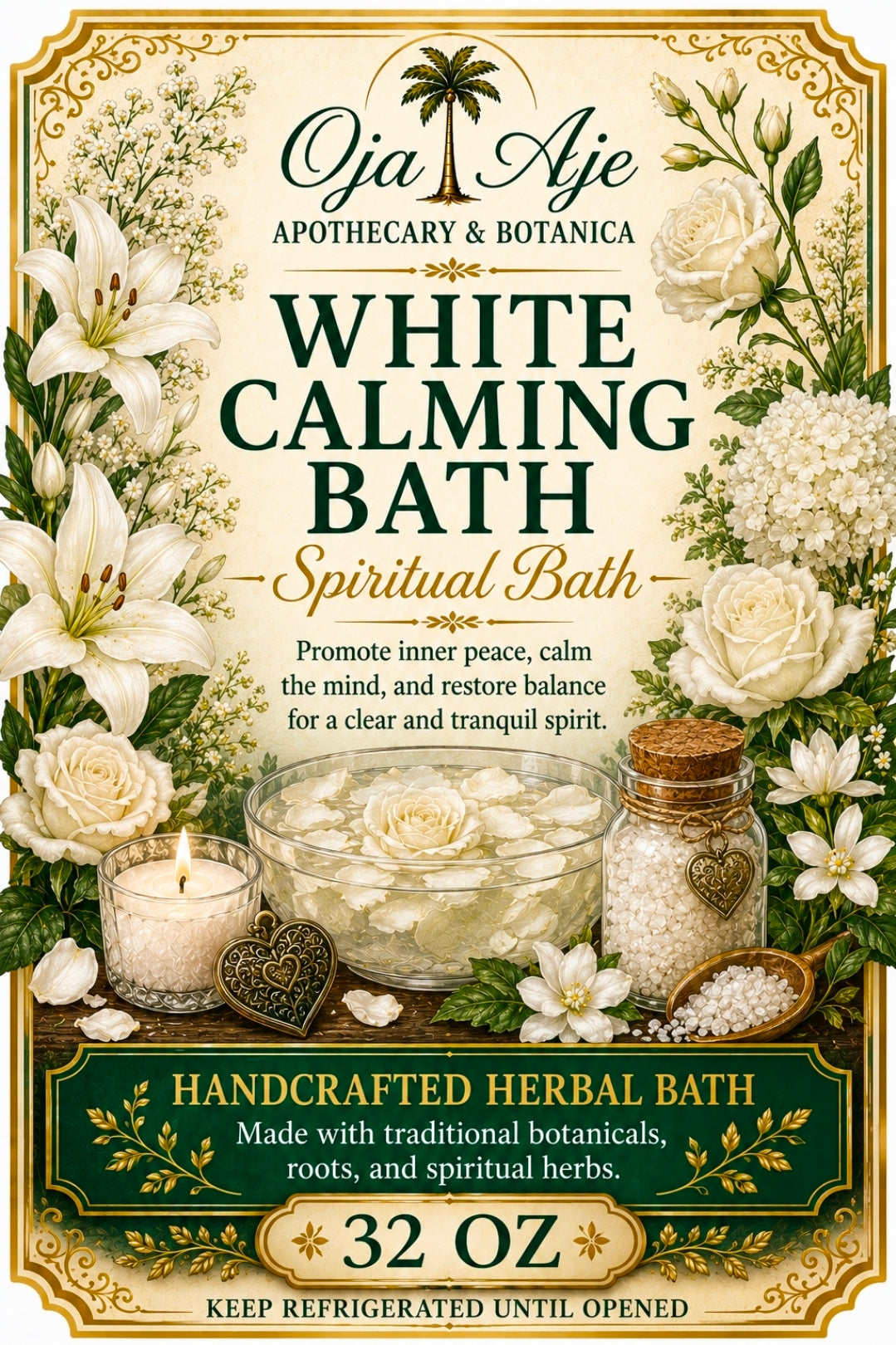 Fresh-Brewed Spiritual Baths, 16 or 32 oz.