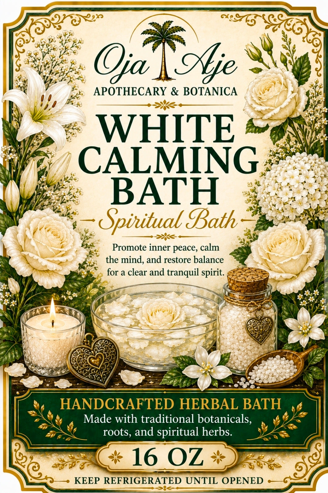 Fresh-Brewed Spiritual Baths, 16 or 32 oz.
